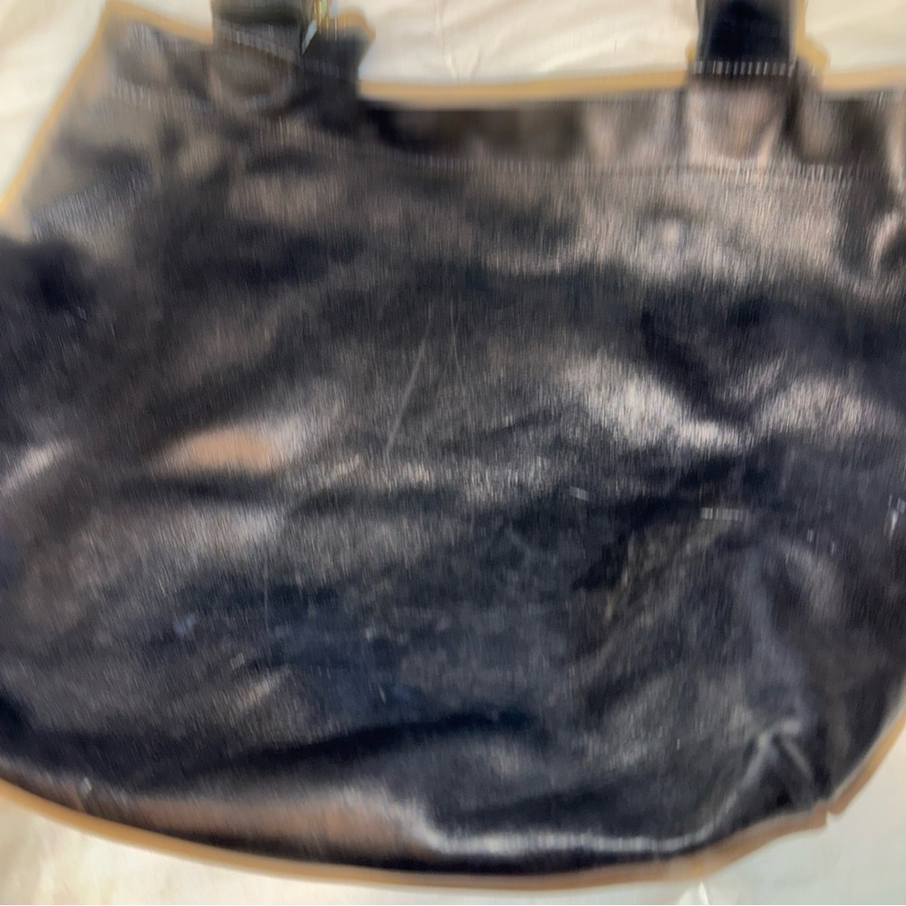 COACH SOHO WAVERLY LAFAYETTE Vintage Black Leather Lg Purse Tote, No J4D-4133 - Picture 2 of 14